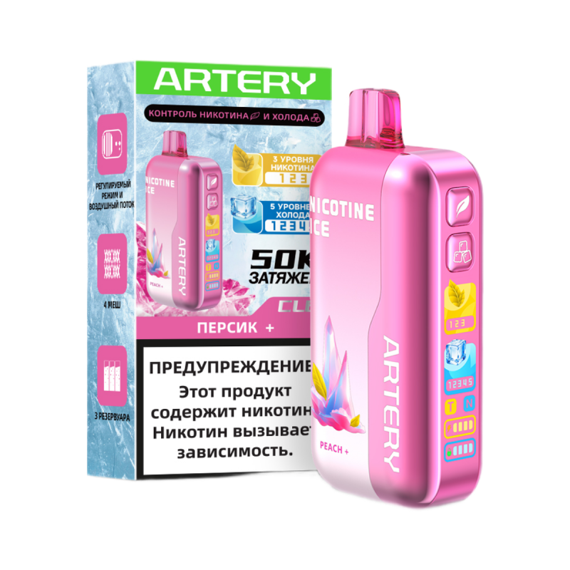 ARTERY CL6 Nicotine+Ice Персик