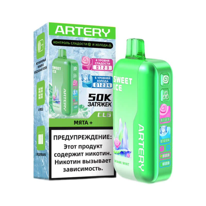 ARTERY CL6 Sweet+Ice 50000 Мята
