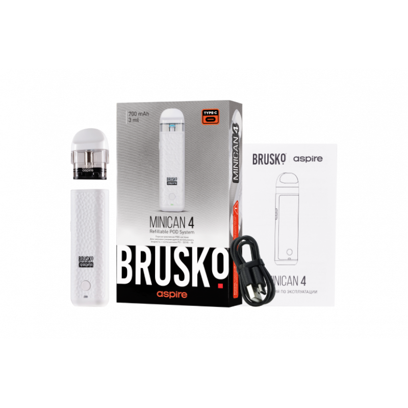 Многоразовое устройство Brusko Minican 4 (Бирюзовый)
