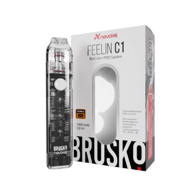 Многоразовое устройство Brusko FEELIN C 1 (Белый)