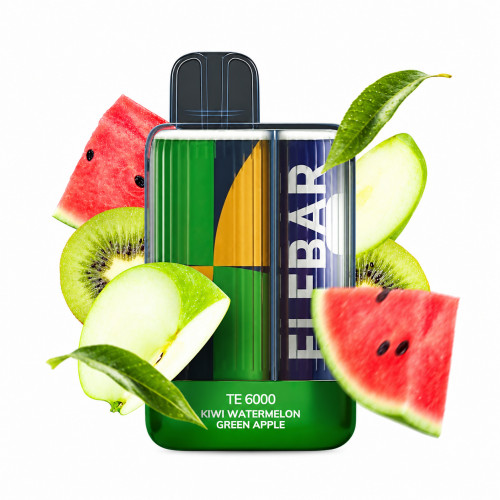 Elf Bar TE6000 Киви Арбуз Зеленое Яблоко