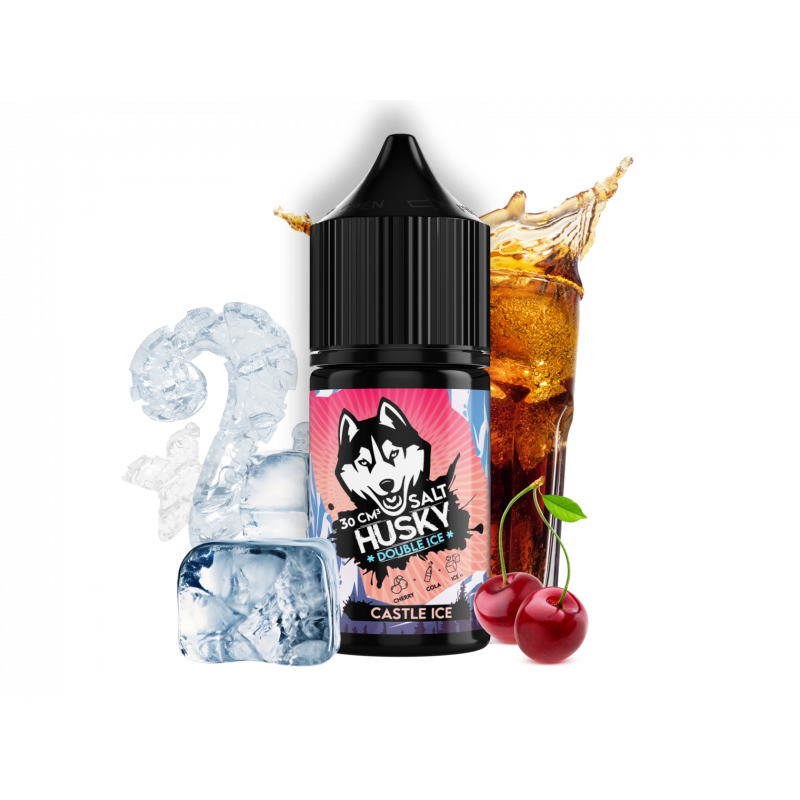 Жидкость HUSKY Double Ice Salt Castle Ice (Ледяной микс черешни и колы) 30 мл Strong