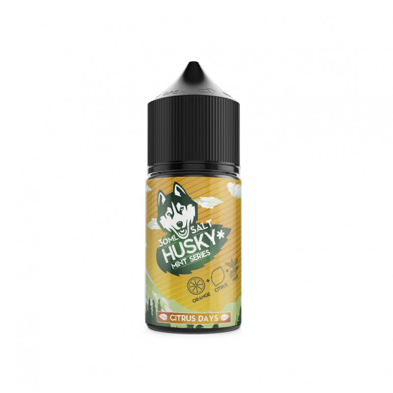 Жидкость HUSKY Mint Series Salt Citrus Days (Цитрусы с мятой) 30 мл Strong