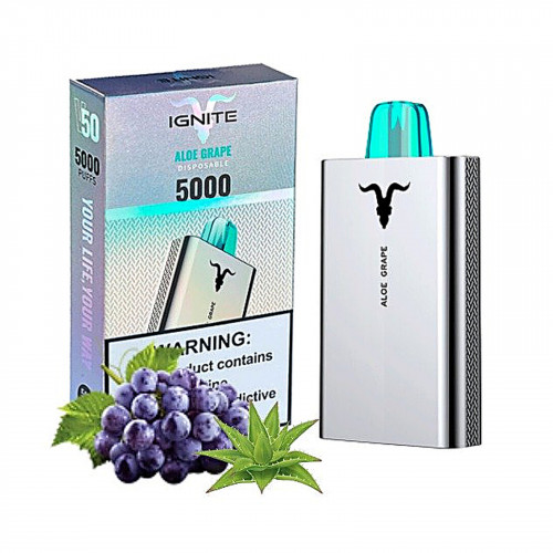IGNITE V50 Aloe Grape (Алоэ, Виноград)
