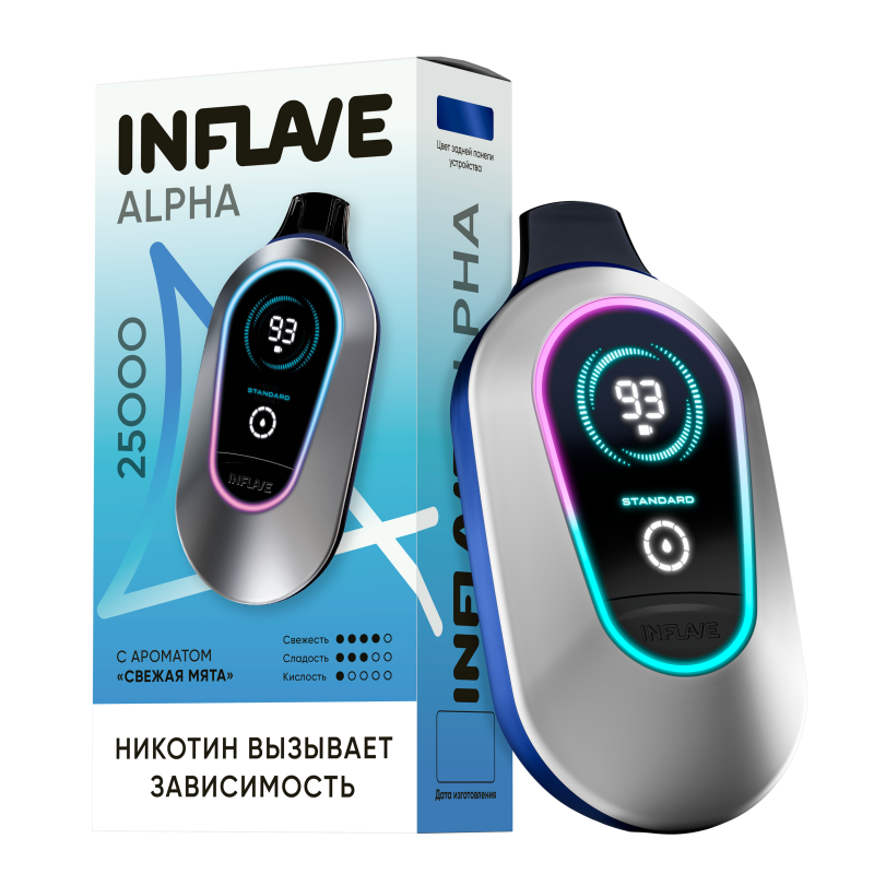 INFLAVE ALPHA 25000 Свежая Мята