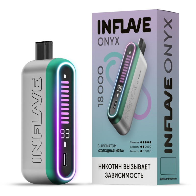 INFLAVE ONYX 18000 Холодная Мята