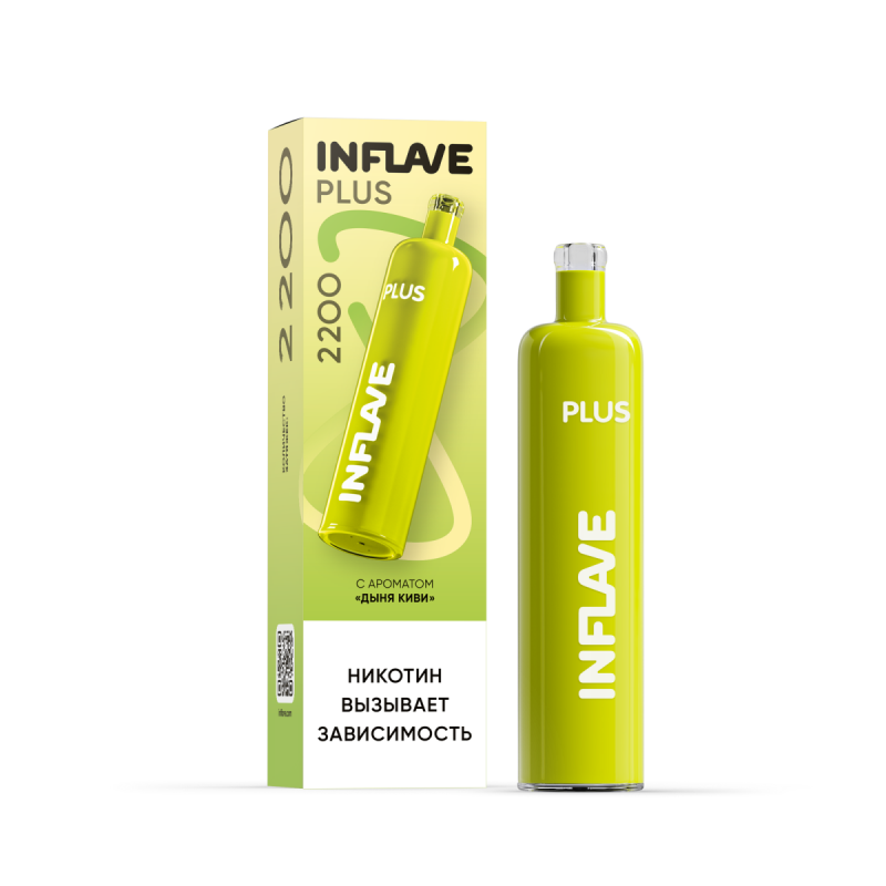 INFLAVE Plus Дыня, Киви (2200 затяжек)