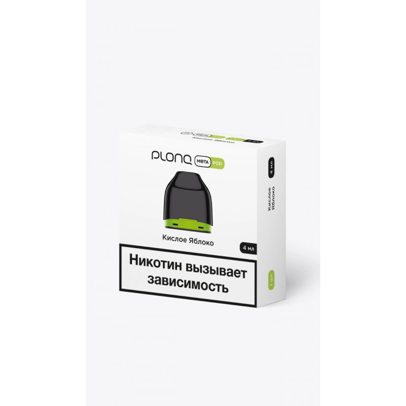 Картридж Plonq Meta Кислое Яблоко 0.8 Ом (1 шт)