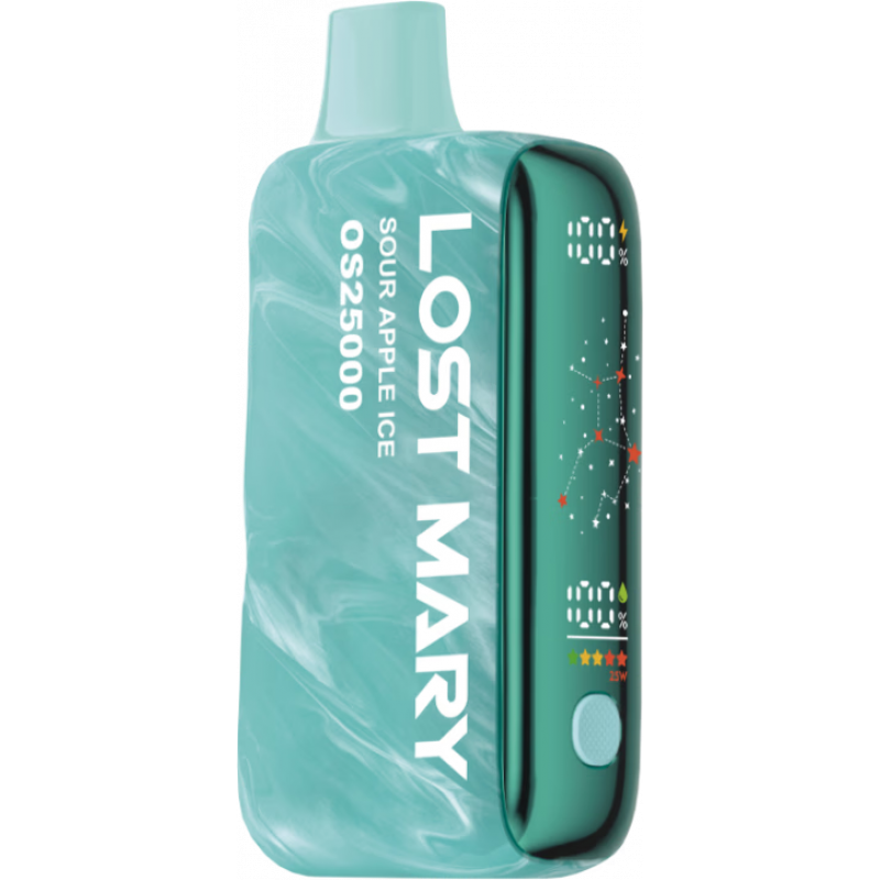 Lost Mary OS25000 Кислое Яблоко, Лед