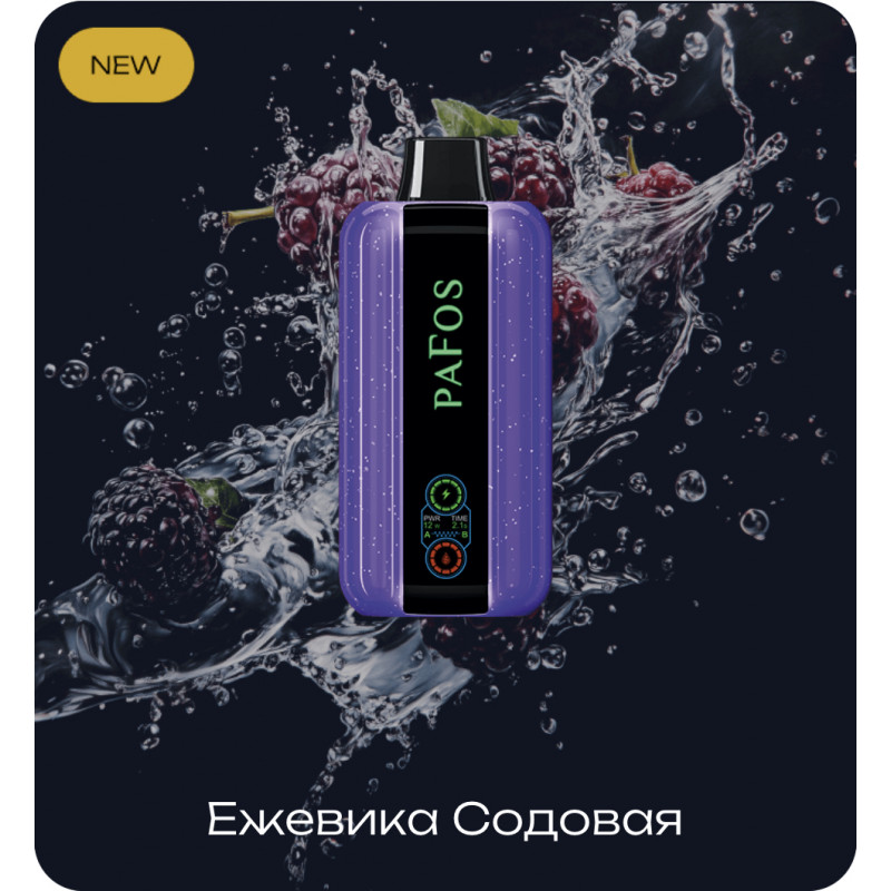 Pafos Hard Extra 20000 Ежевика, Содовая