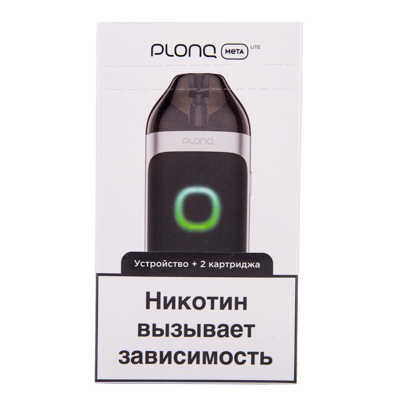 Набор Plonq Meta Lite Starter Kit Серебро + 2 картриджа Мята