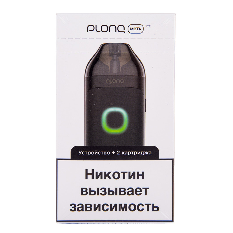 Набор Plonq Meta Lite Starter Kit Черный + 2 картриджа Мята