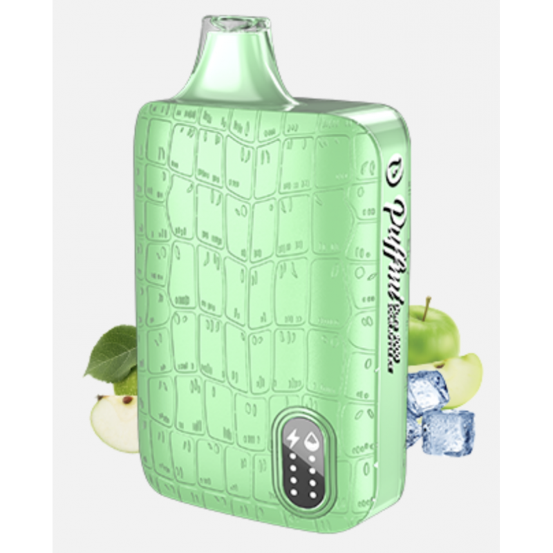 Puffmi DURA 9000 Кислое Яблоко, Лед