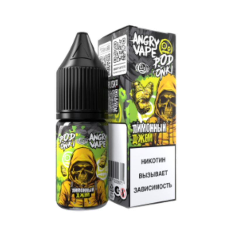 Жидкость ANGRY VAPE Podonki Лимонный Джем 10мл