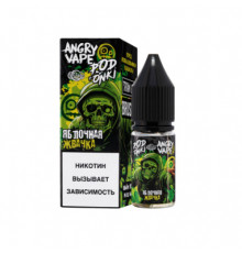 Жидкость ANGRY VAPE Podonki Яблочная Жвачка 10мл