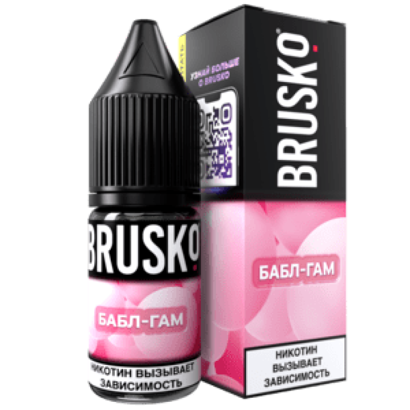 Жидкость Brusko Salt Бабл-Гам 10 мл