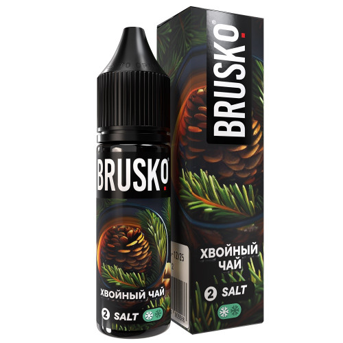 Жидкость Brusko Salt (Chubby) Хвойный Чай 35 мл