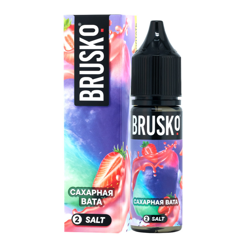 Жидкость Brusko Salt (Chubby) Сахарная Вата 35 мл