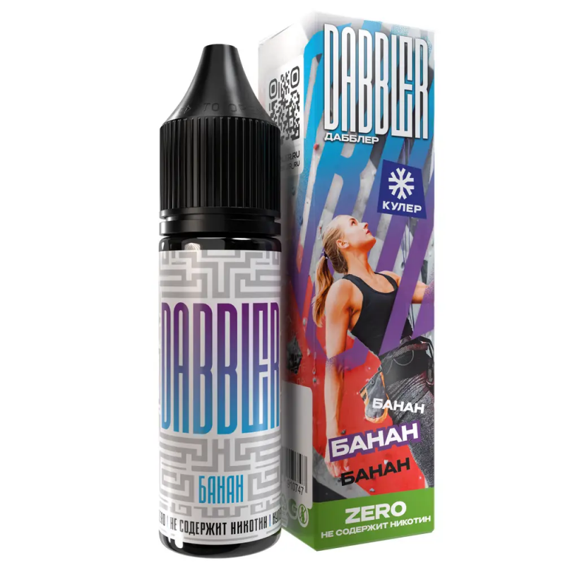 Жидкость Dabbler Zero Банан 0% 30 мл