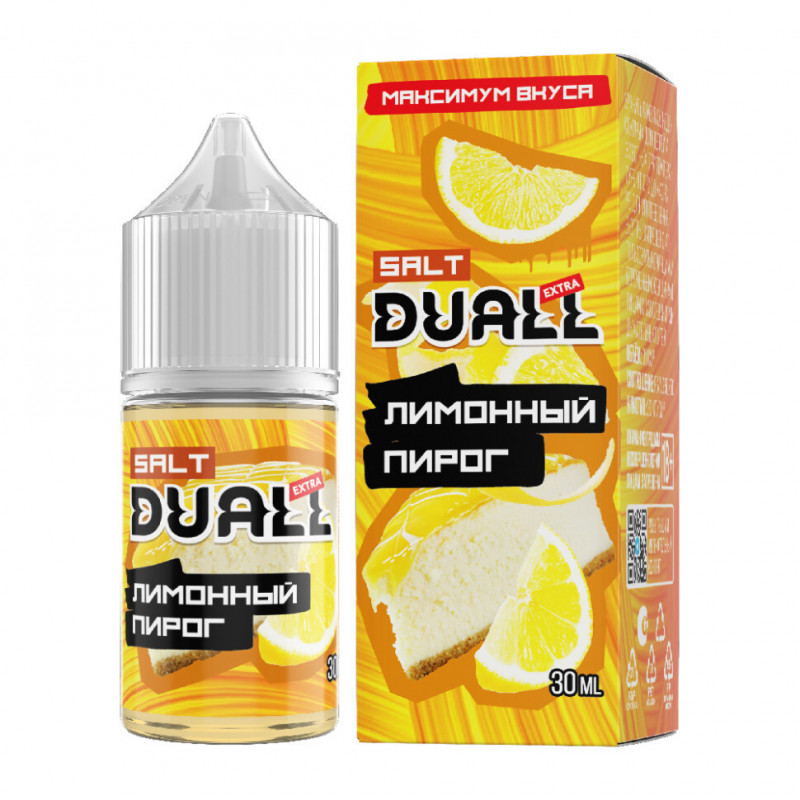 Жидкость Duall Salt Extra Light Лимонный Пирог 30мл