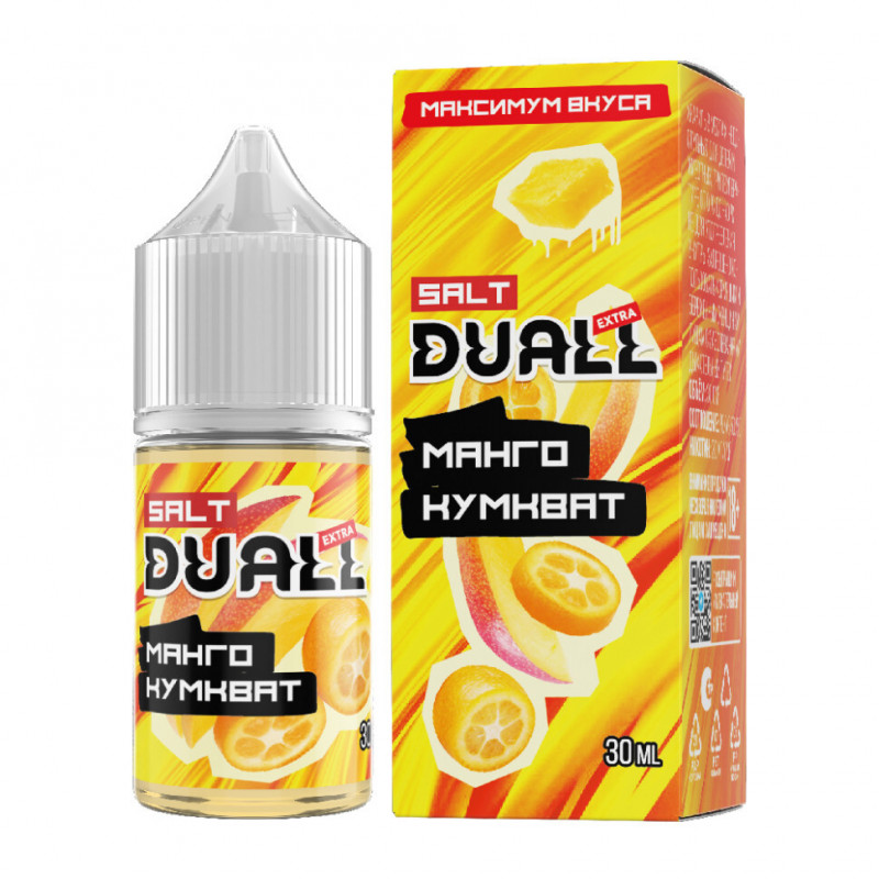 Жидкость Duall Salt Extra Light Манго, Кумкват 30мл