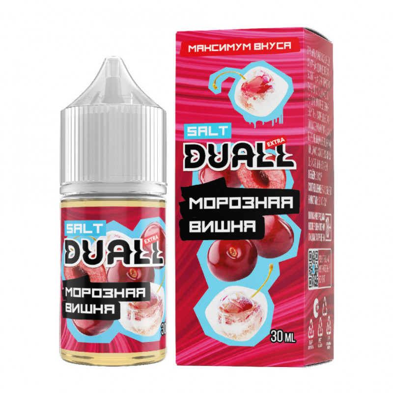 Жидкость Duall Salt Extra Light Морозная Вишня 30мл