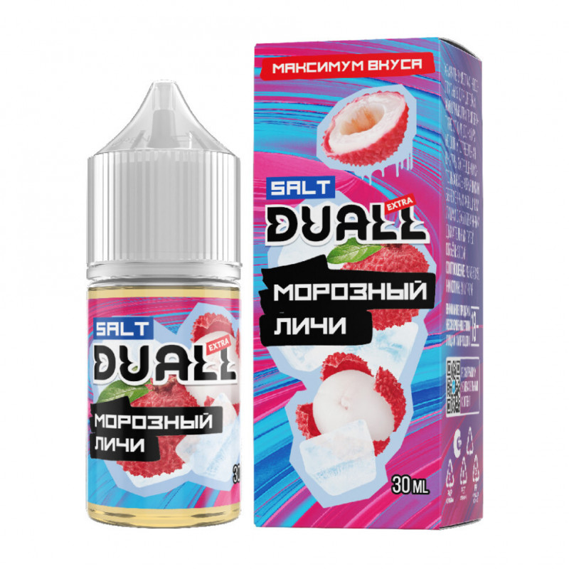 Жидкость Duall Salt Extra Light Морозный Личи 30мл