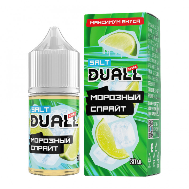 Жидкость Duall Salt Extra Light Морозный Спрайт 30мл
