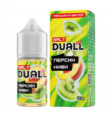 Жидкость Duall Salt Extra Light Персик, Киви 30мл