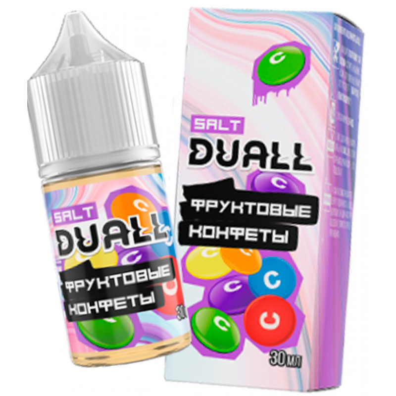 Жидкость Duall Salt Light Фруктовые Конфеты 30мл