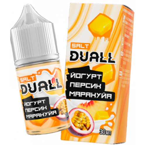 Жидкость Duall Salt Light Йогурт, Персик, Маракуйя 30мл