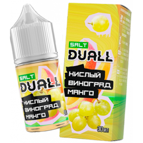 Жидкость Duall Salt Light Кислый Виноград, Манго 30 мл