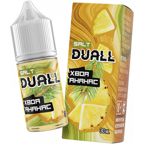 Жидкость Duall Salt Light Хвоя, Ананас 30мл