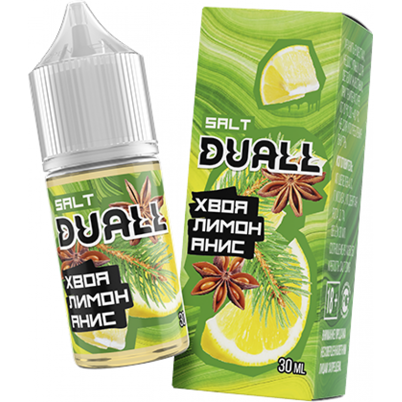 Жидкость Duall Salt Light Хвоя, Лимон, Анис 30мл
