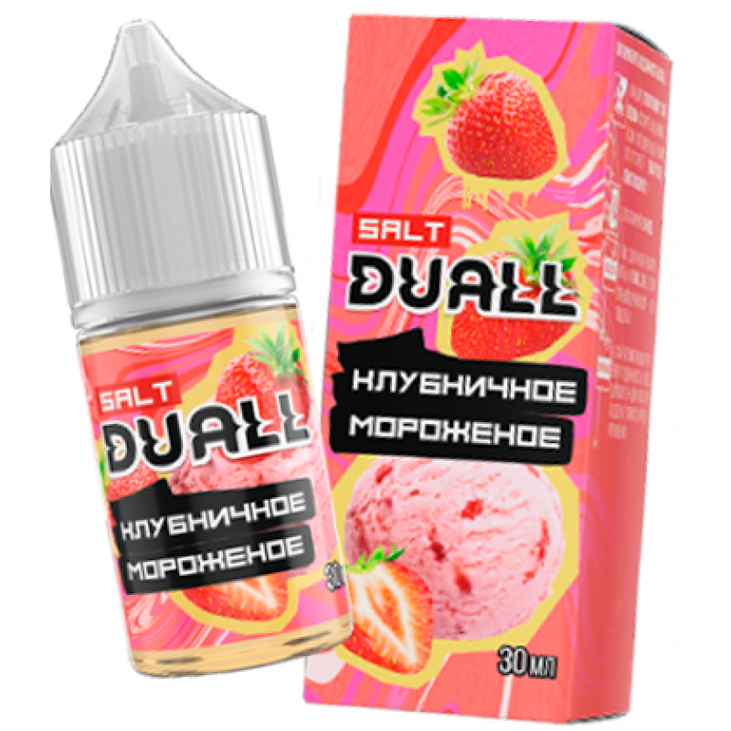 Жидкость Duall Salt Light Клубничное Мороженое 30мл