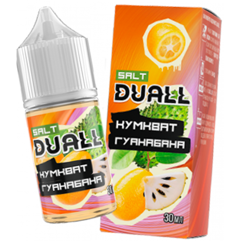 Жидкость Duall Salt Light Кумкват, Гуанабана 30мл