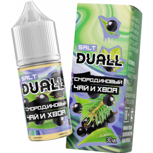 Жидкость Duall Salt Light Смородиновый Чай и Хвоя 30мл