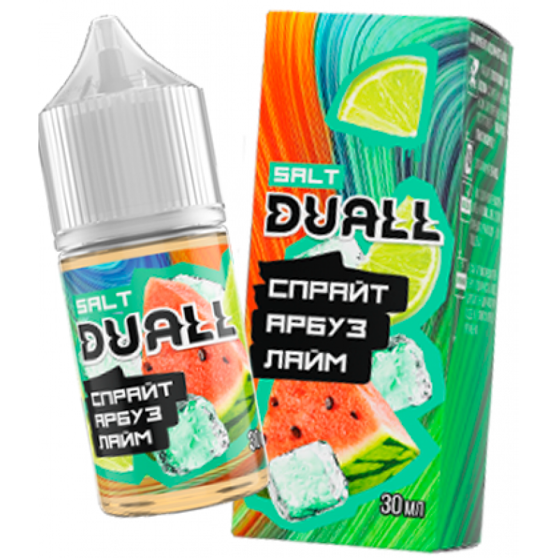 Жидкость Duall Salt Light Спрайт, Арбуз, Лайм 30мл