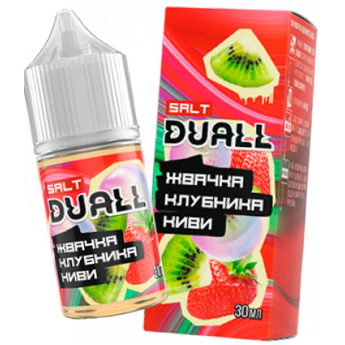 Жидкость Duall Salt Light Жвачка, Клубника, Киви 30мл