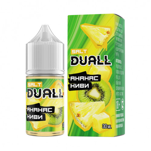 Жидкость Duall Salt Hard Ананас, Киви 20 мг 30 мл