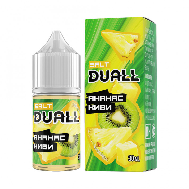 Жидкость Duall Salt Hard Ананас, Киви 20 мг 30 мл
