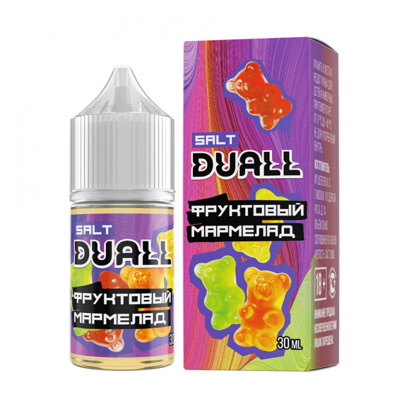Жидкость Duall Salt Hard Фруктовый Мармелад 20 мг 30 мл