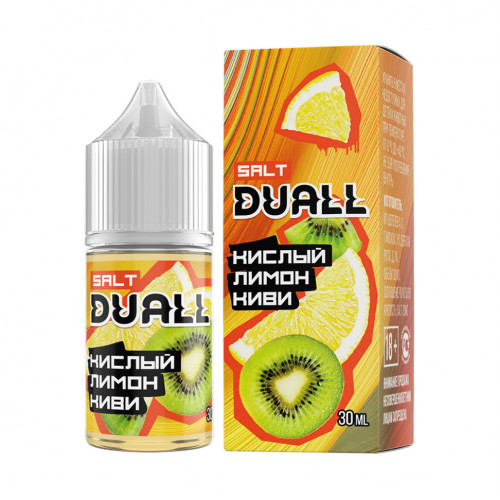 Жидкость Duall Salt Hard Кислый Лимон, Киви 20 мг 30 мл