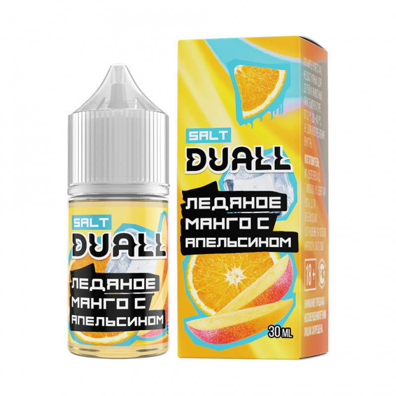Жидкость Duall Salt Hard Ледяное Манго с Апельсином 20 мг 30 мл