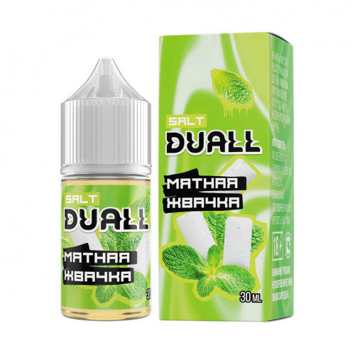 Жидкость Duall Salt Hard Мятная Жвачка 20 мг 30 мл