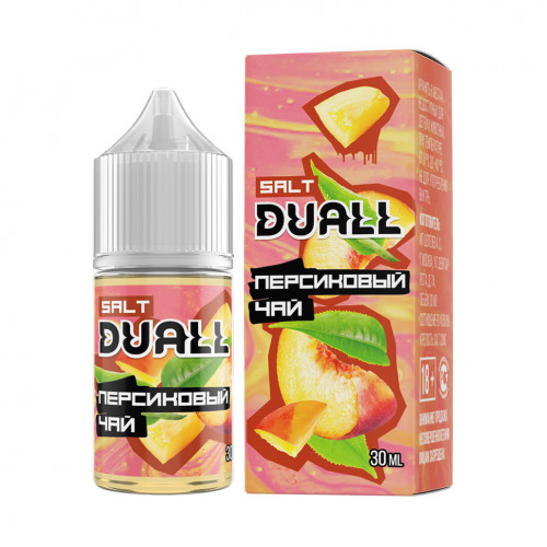 Жидкость Duall Salt Hard Персиковый Чай 20 мг 30 мл