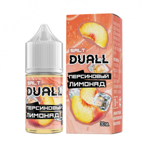 Жидкость Duall Salt Hard Персиковый Лимонад 20 мг 30 мл
