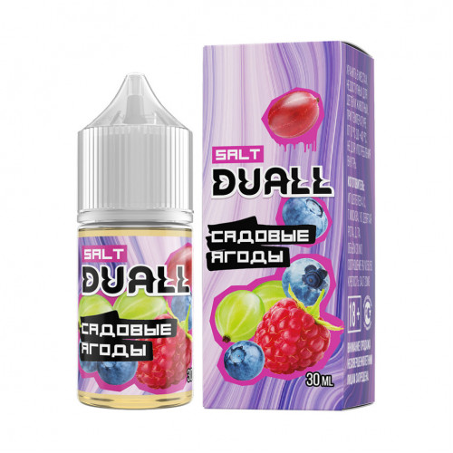 Жидкость Duall Salt Hard Садовые Ягоды 20 мг 30 мл
