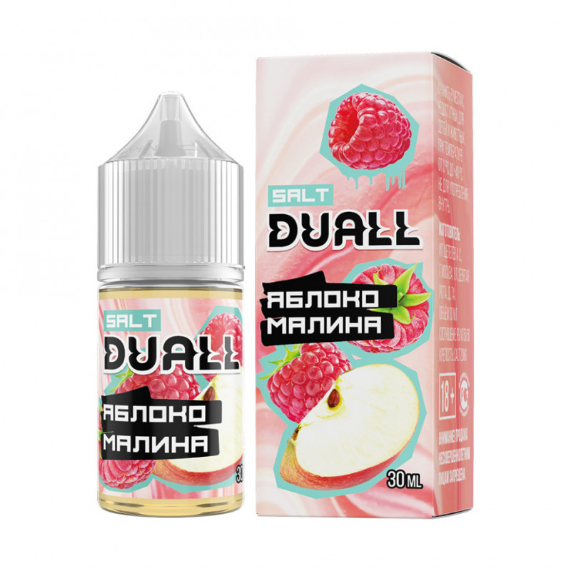 Жидкость Duall Salt Hard Яблоко, Малина 20 мг 30 мл
