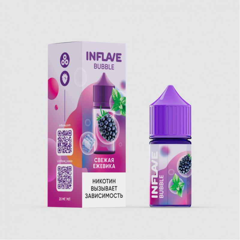 Жидкость INFLAVE Bubble 2% 30 мл Свежая Ежевика